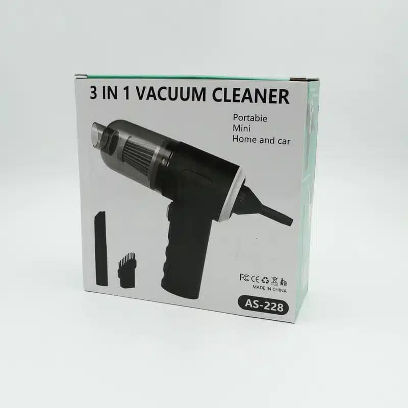 🌀 جارو شارژی ۳ در ۱ AS-228 | دمنده + مکنده + قابل حمل — تصویر ۳