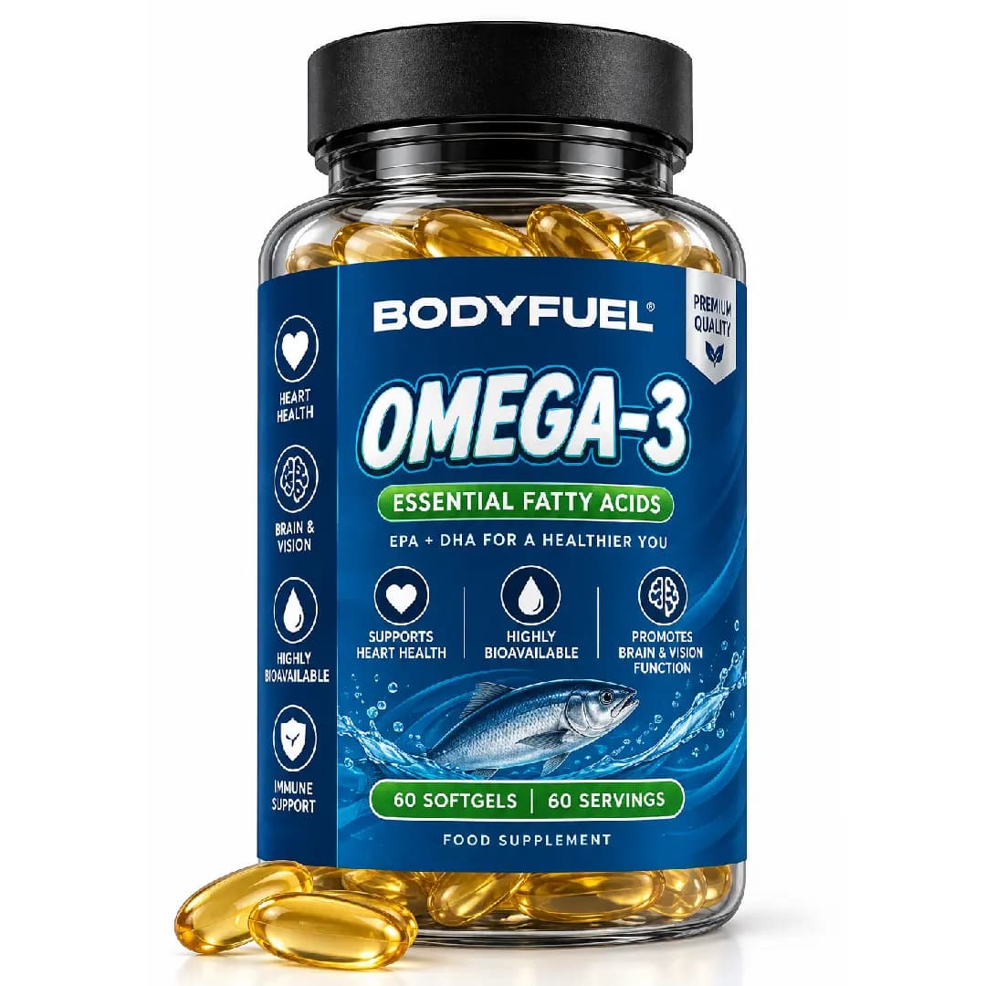 امگا ۳ BodyFuel اپلاید نوتریشن ۶۰ سافت‌ژل — تصویر ۲