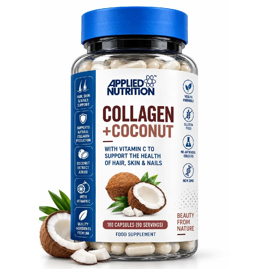 کلاژن و نارگیل Collagen + Coconut اپلاید نوتریشن ۱۸۰ کپسول — تصویر ۲