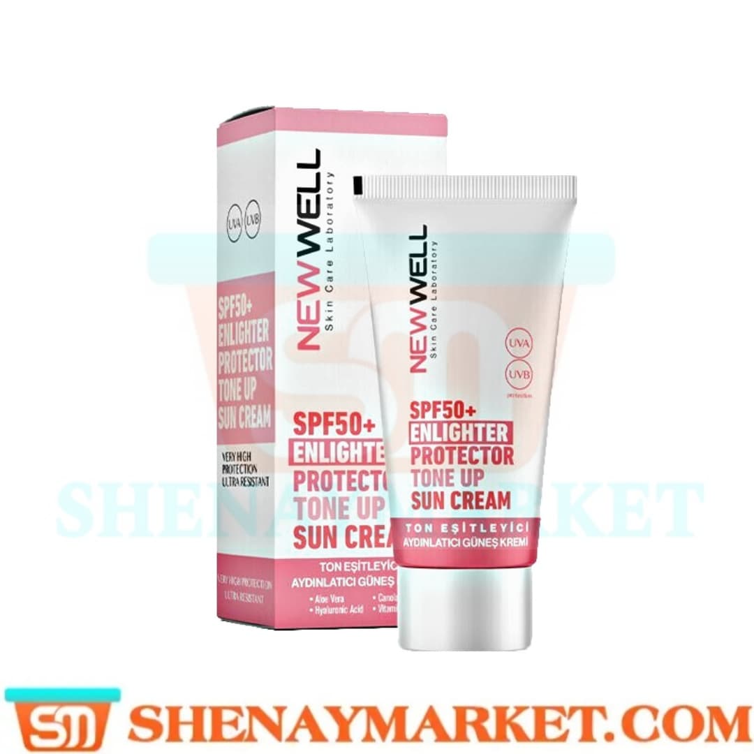 کرم ضد آفتاب نیوول مناسب انواع پوست SPF50 – 50ml — تصویر ۲