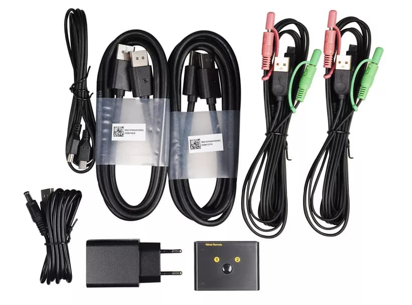 کی وی ام سوییچ 2 پورت DisplayPort کی نت پلاس KP-D622 — تصویر ۴
