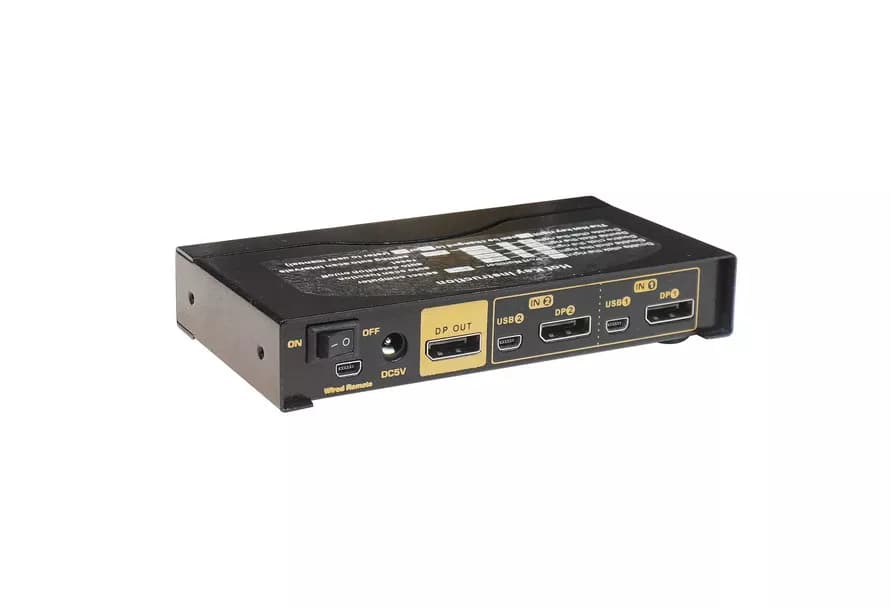 کی وی ام سوییچ 2 پورت DisplayPort کی نت پلاس KP-D622