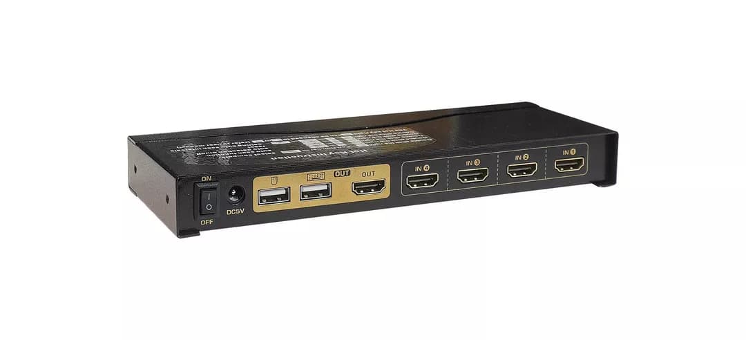 کی وی ام سوییچ 4 پورت HDMI کی نت پلاس KP-H624 — تصویر ۴