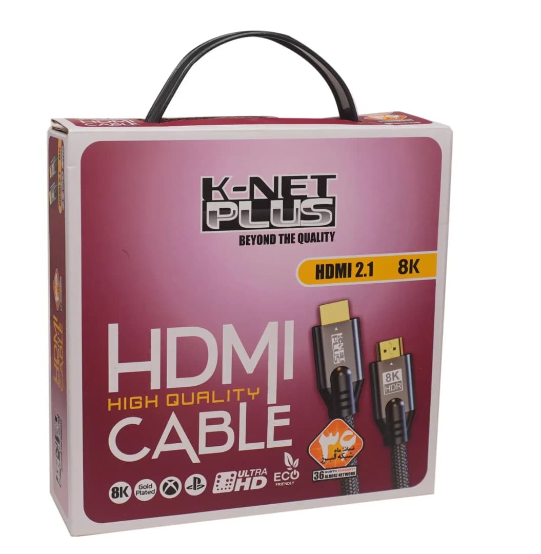 کابل 2.1 HDMI کی نت پلاس 5 متری کنفی KP-A133 — تصویر ۳