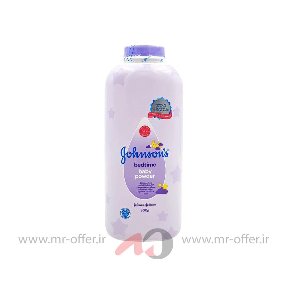 پودر بچه جانسون مدل bedtime وزن 300 گرم