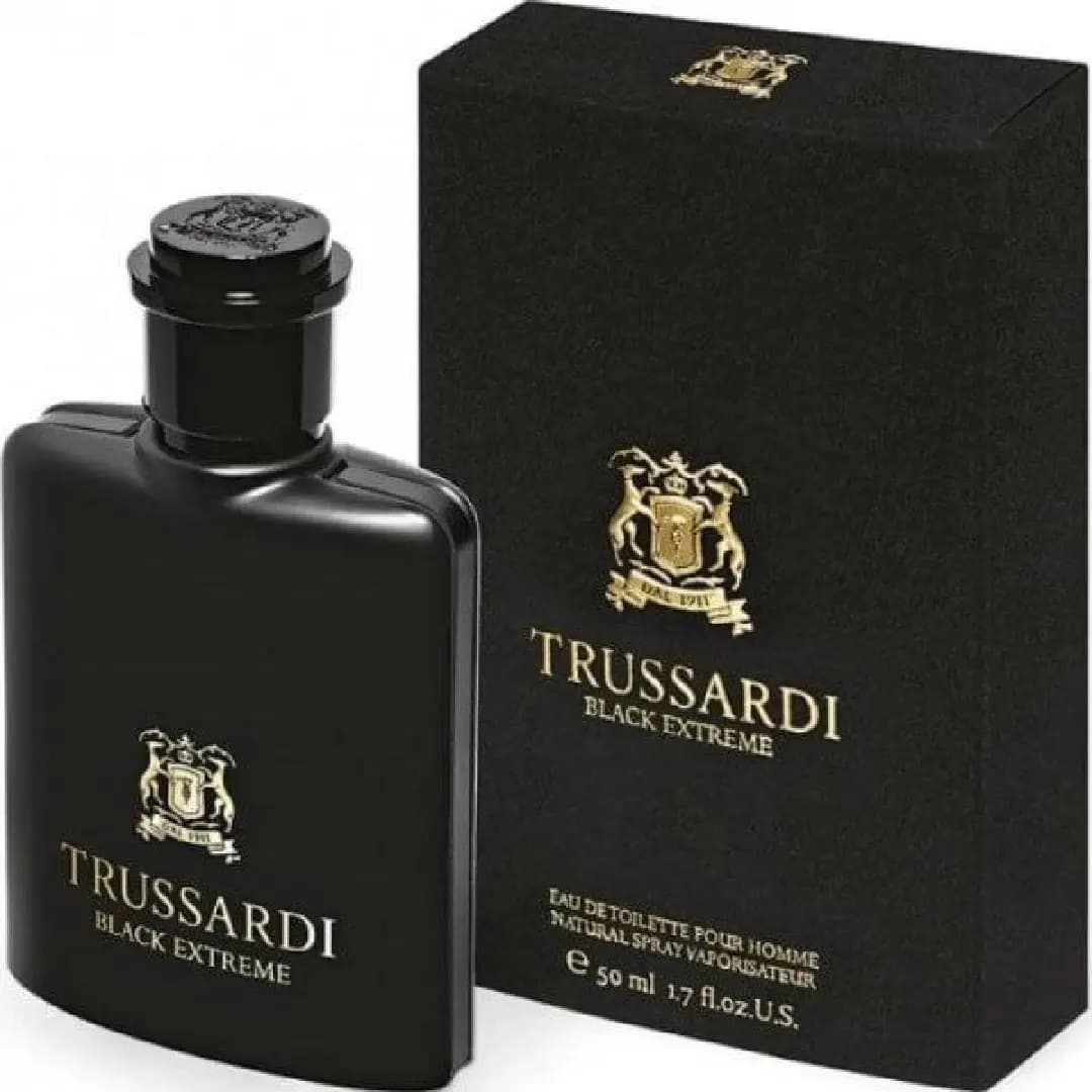 ادو تویلت مردانه تروساردی بلک اکستریم Trussardi Black Extreme حجم ۱۰۰ میلی‌لیتر اصل — تصویر ۲
