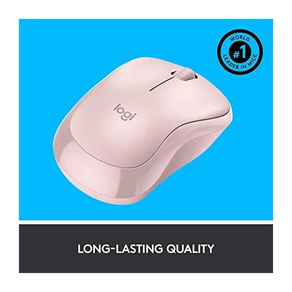 ماوس بی سیم لاجیتک مدل M221 با عملکرد بی‌صدا — تصویر ۳