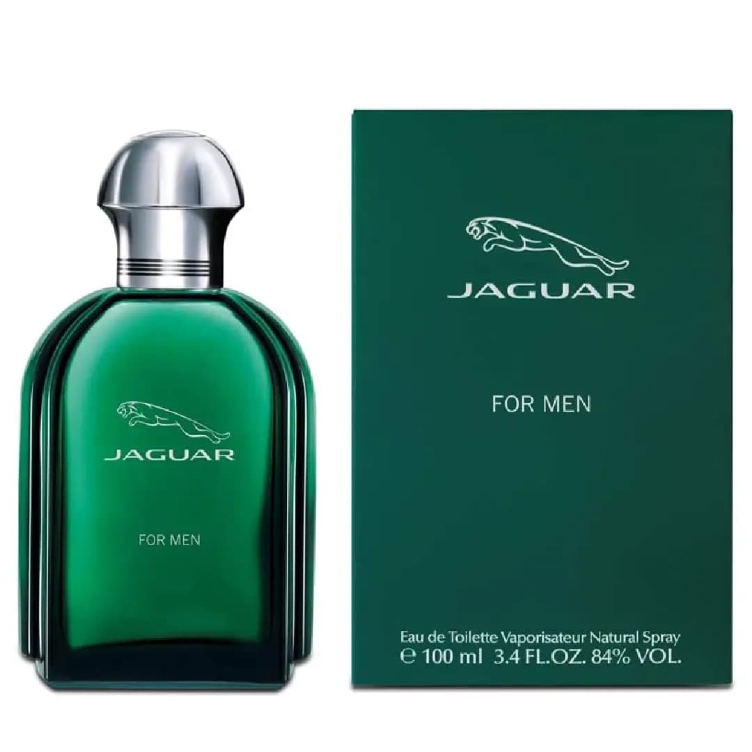 ادو تویلت مردانه جگوار گرین Jaguar for Men حجم ۱۰۰ میلیلیتر اصل — تصویر ۲