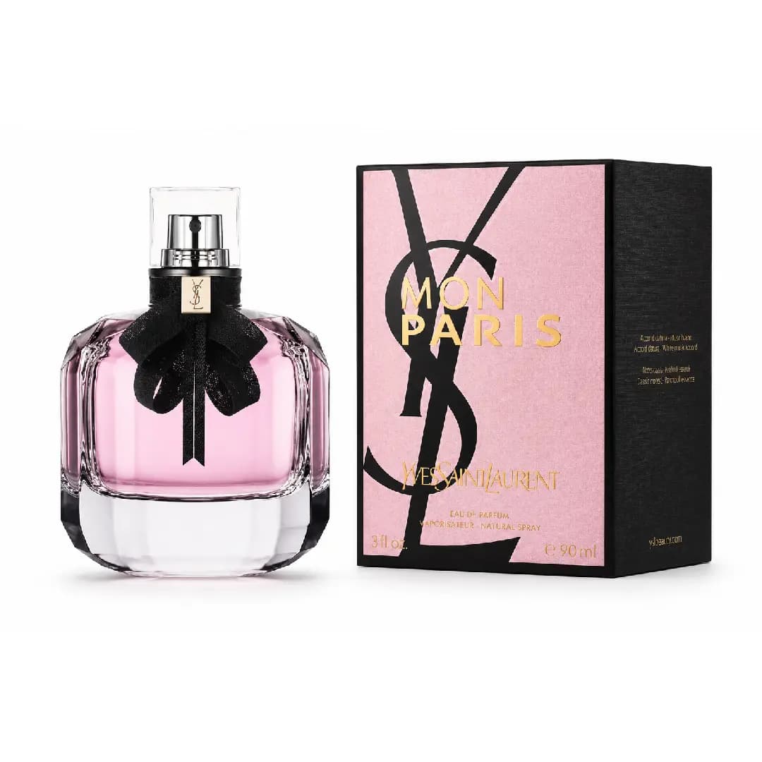 ادو پرفیوم زنانه ایو سن لوران مون پاریس Yves Saint Laurent Mon Paris حجم ۹۰ میلی‌لیتر اصل — تصویر ۲