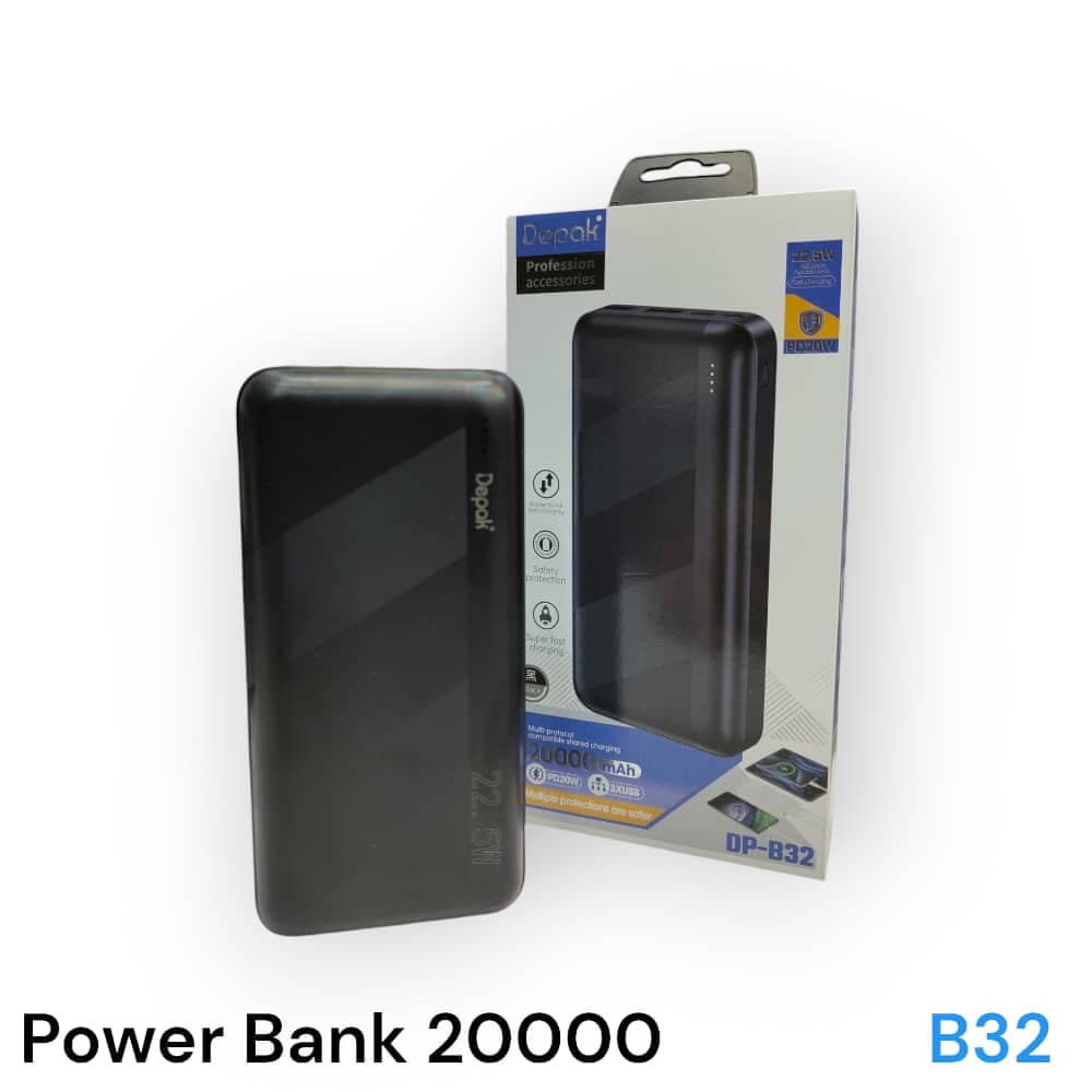 پاوربانک DEPAK سوپرفست شارژ مدل DP-B32 فست 22.5وات