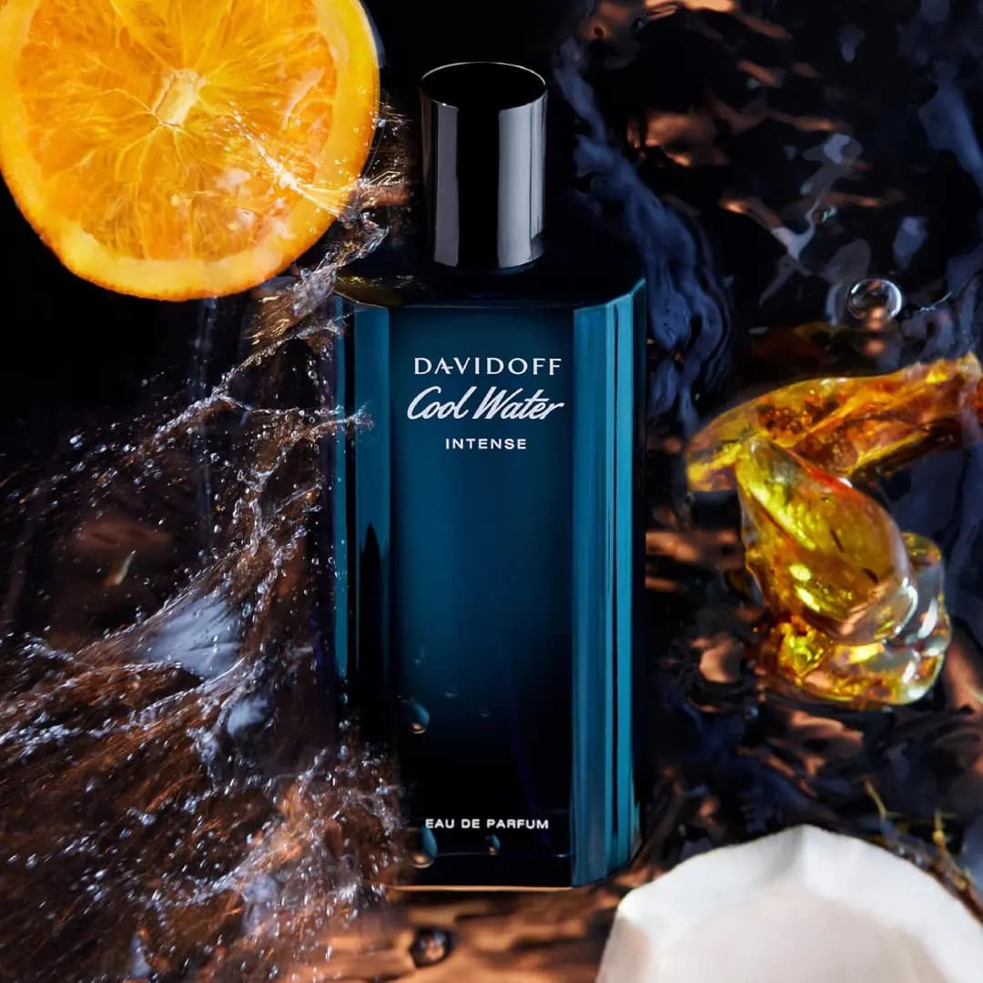 ادو پرفیوم مردانه داویدف کول واتر اینتنس Davidoff Cool Water Intense حجم ۱۲۵ میلی‌لیتر اصل — تصویر ۳