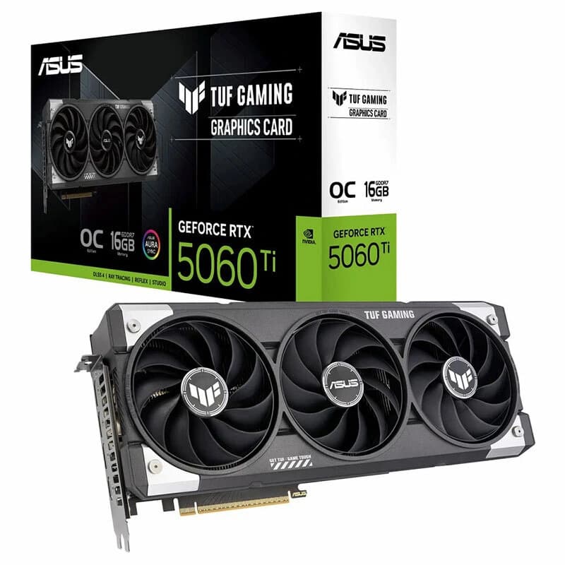 کارت گرافیک ایسوس مدل TUF Gaming GeForce RTX 5060Ti 16GB OC Edition — تصویر ۸