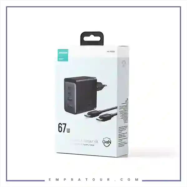 آداپتور شارژ 4 پورت 67 وات با کابل جویروم JR-TCG02 — تصویر ۴