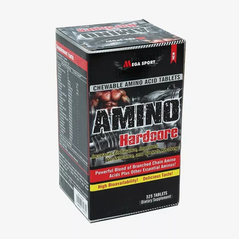 آمینو هاردکور مگا اسپرت Mega Sport Amino Hardcore بسته ۳۲۵ عددی — تصویر ۵