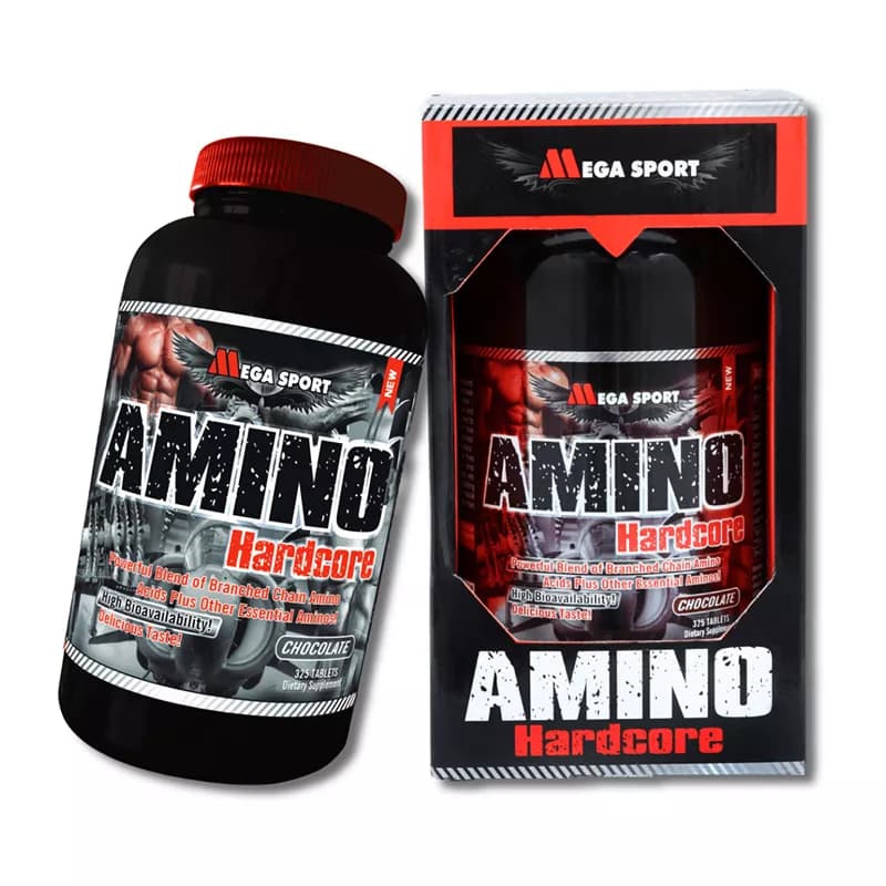 آمینو هاردکور مگا اسپرت Mega Sport Amino Hardcore بسته ۳۲۵ عددی