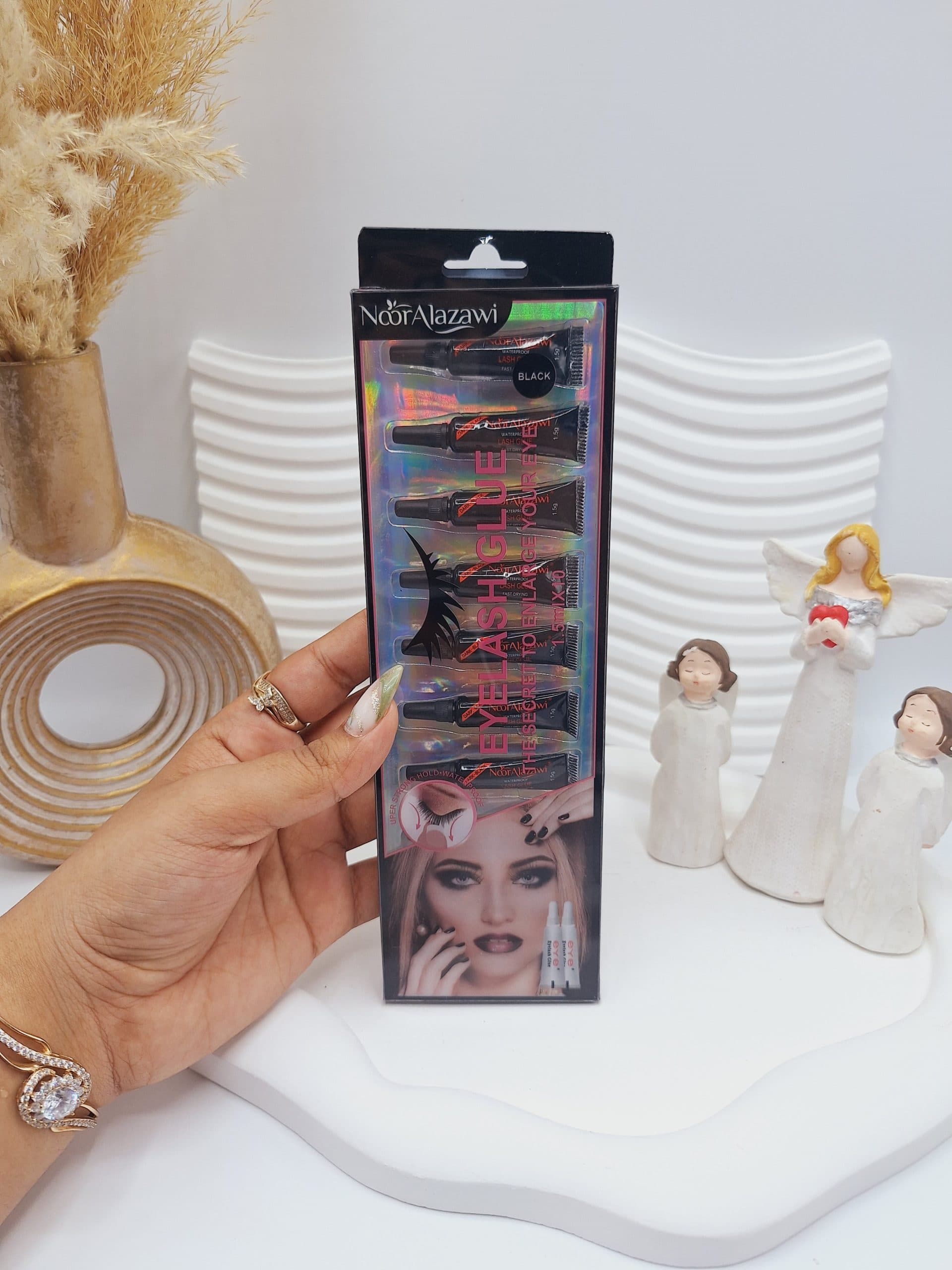 چسب مژه تکی برند Noor Alazawi حجم 1.5 گرم کد BX-3586 (کارتن مستطیل)