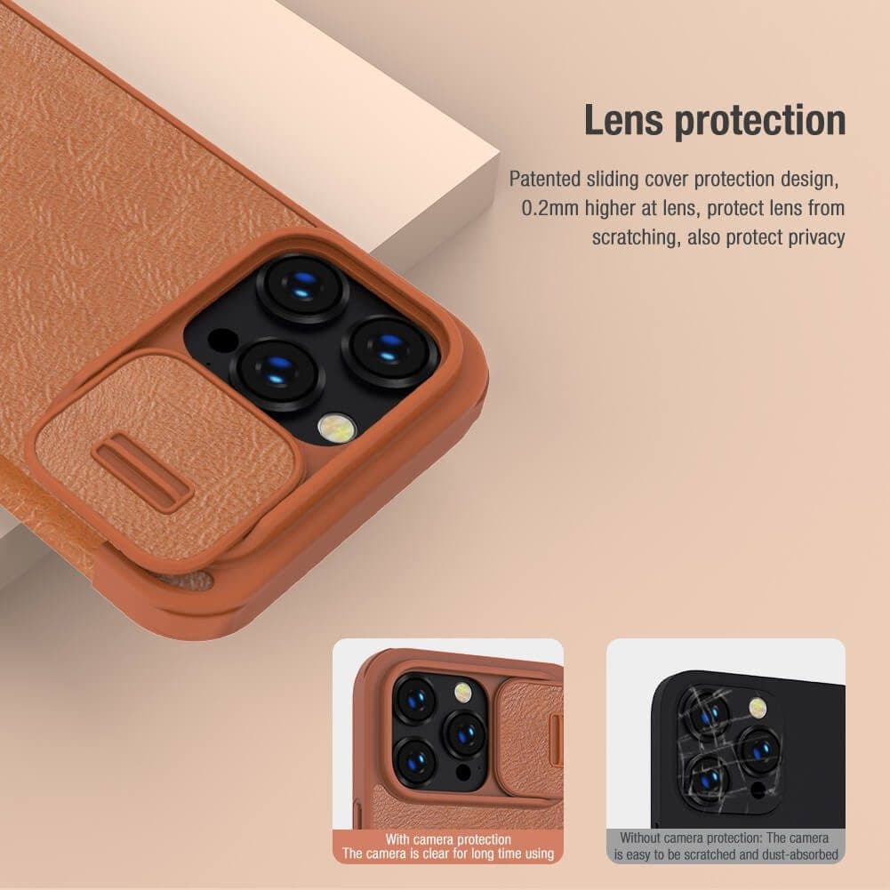 کیف نیلکین مدل Qin pro برای گوشی iphone 14 pro — تصویر ۶
