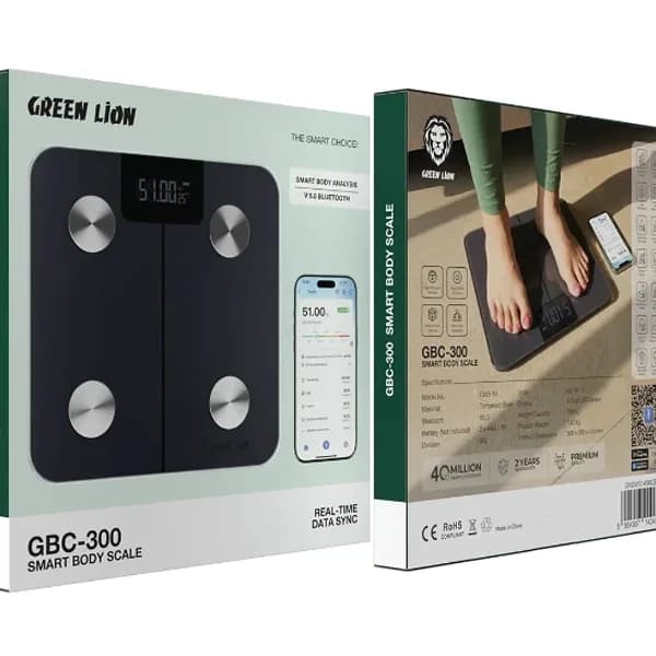 ترازوی هوشمند GBC-300 گرین لاین GNGWS14SBCBK — تصویر ۳