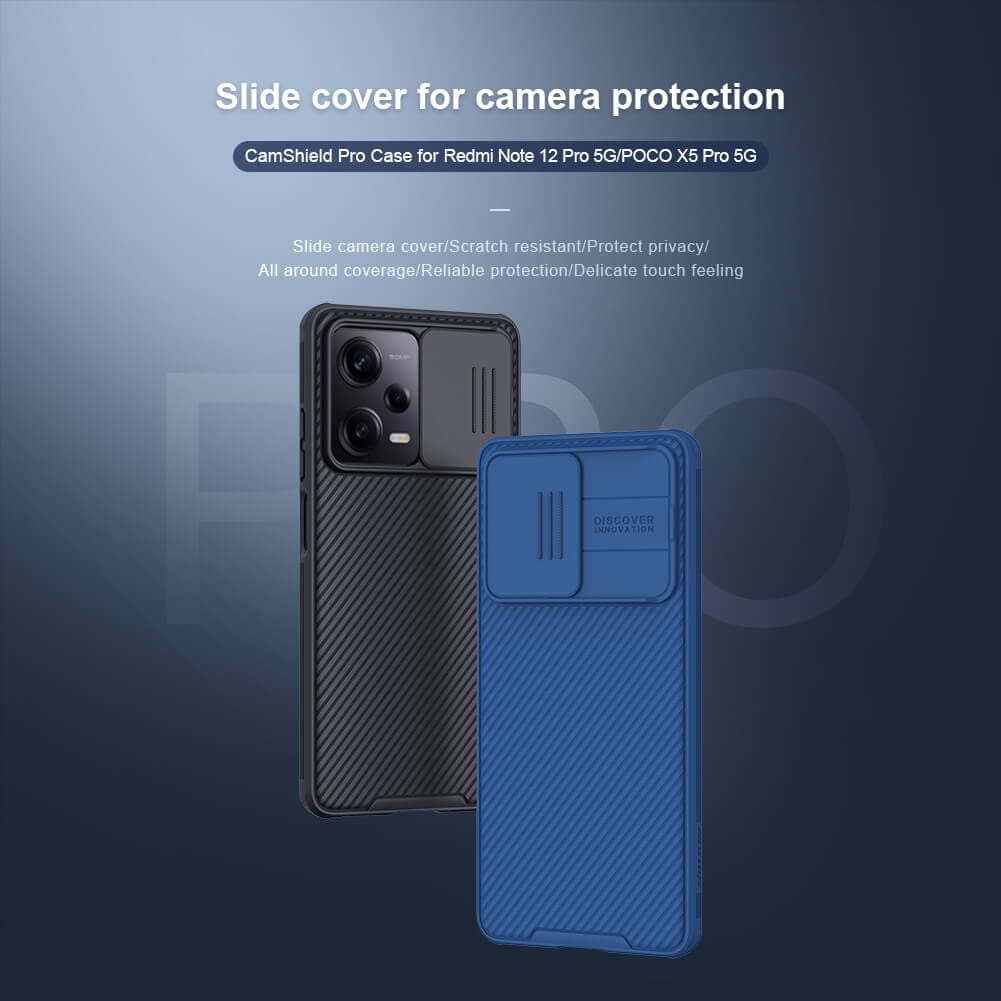 قاب نیلکین Camshield Pro گوشی شیائومی Note 12 Pro 5G/Poco X5 Pro — تصویر ۳
