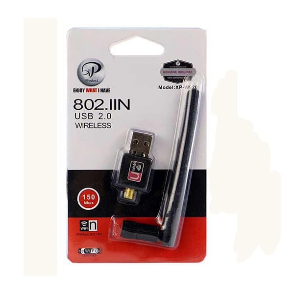 دانگل شبکه USB بی سیم XP-PRODUCTاکس پی مدلXP-W920G آنتن کوتاه
