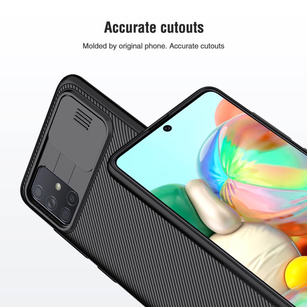 کاور نیلکین مدل CAMSHIELD مناسب برای گوشی موبایل سامسونگ GALAXY A71 — تصویر ۳