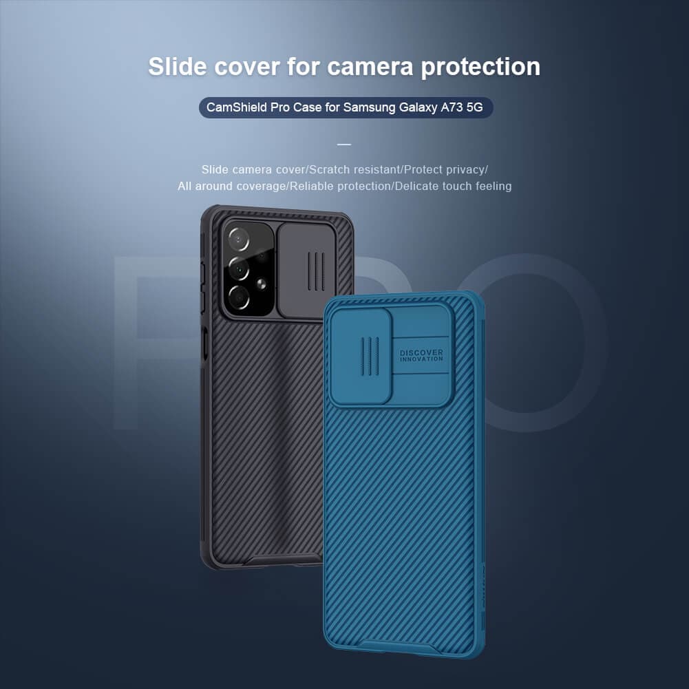 کاور نیلکین مدل Camshield Pro مناسب برای گوشی موبایل سامسونگ Galaxy A73 — تصویر ۴