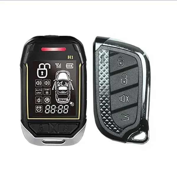 دزدگیر تک ریموت تصویری شارژی خودرو مدل Stelock LF861 single Car Alarm