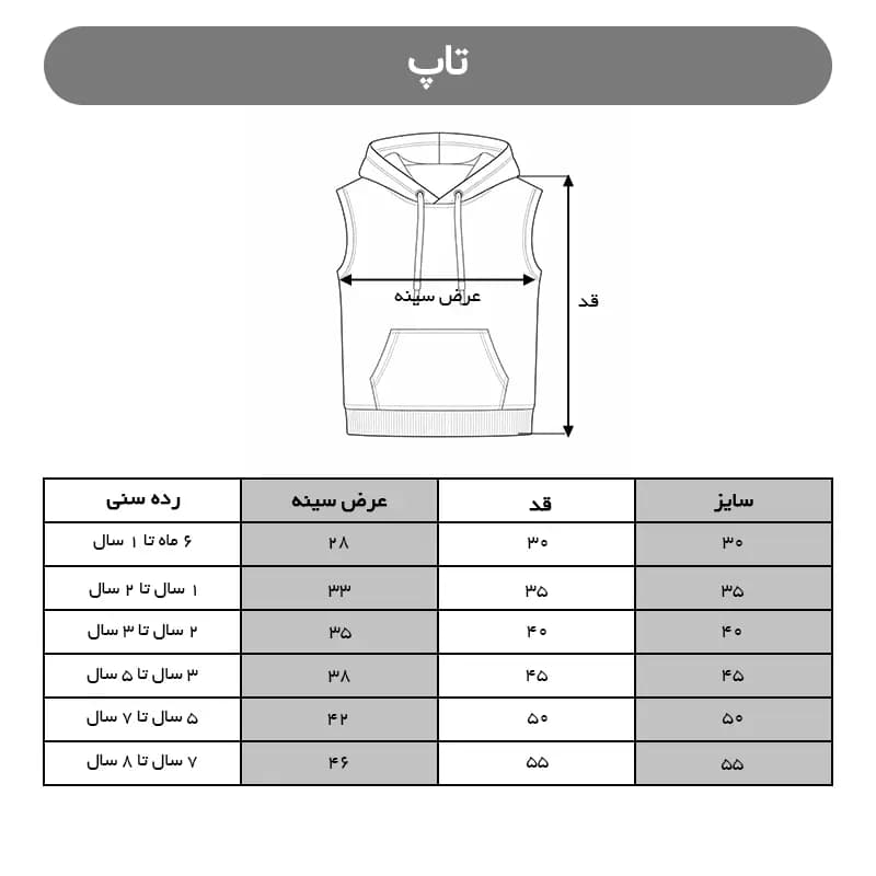 تاپ کلاهدار بچگانه مدل بروکلین (چاپ نارنجی) کد 4452 — تصویر ۹