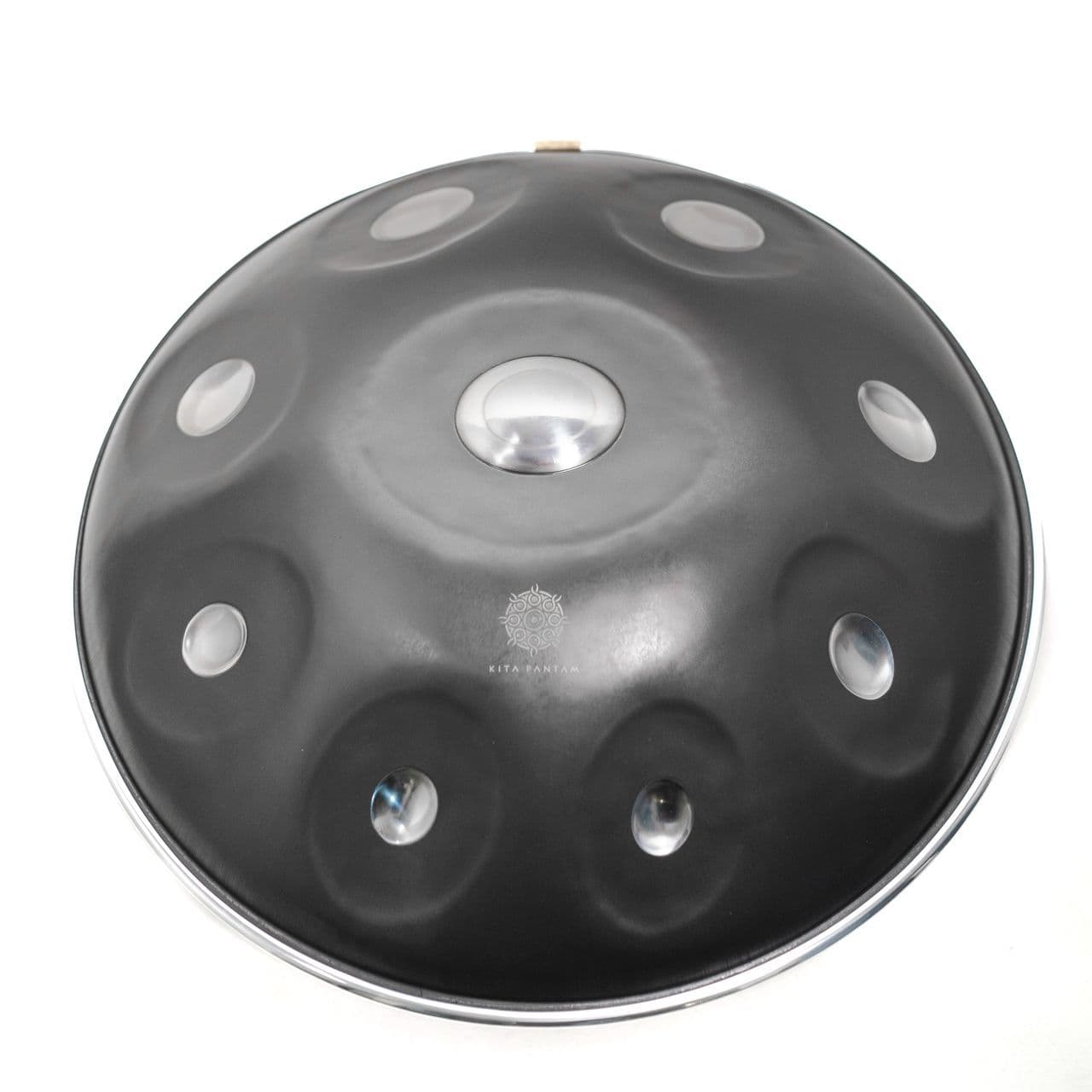 هنگ درام کیتاپنتام سری استاندارد طرح BLACK OXIDE (بلک اکساید) فول پولیش سیلور 9 نت D kurd