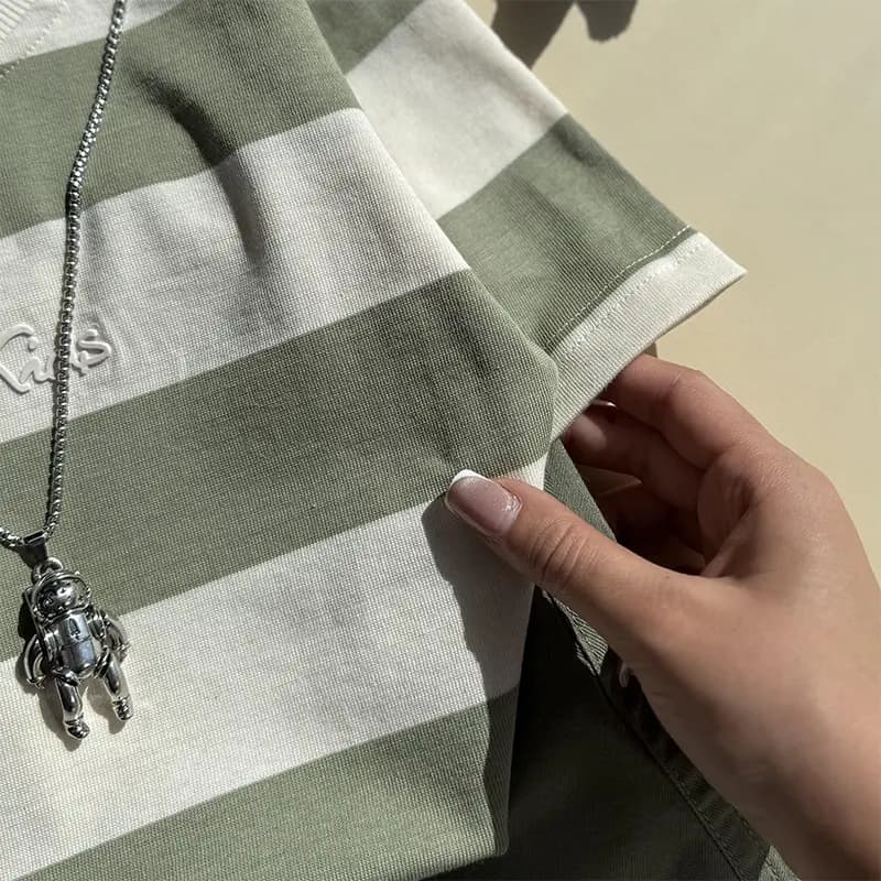 ست تیشرت شلوارک یشمی بچگانه تابستانه کد 1246 — تصویر ۵