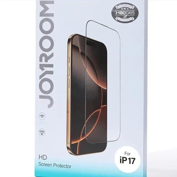 گلس شیشه ای آیفون 17 پرومکس جویروم JOYROOM Glass iPhone 17 Pro Max JR-MQS0608 — تصویر ۲