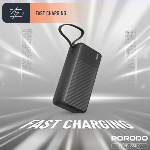 پاوربانک 30000 پیانو پرودو Porodo Piano Power Bank PDPBJ35BK — تصویر ۴