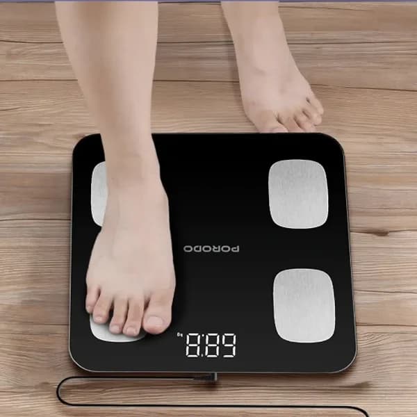 ترازو هوشمند پرودو Porodo Precise Lifestyle Smart Scale PDLFST089BK — تصویر ۳