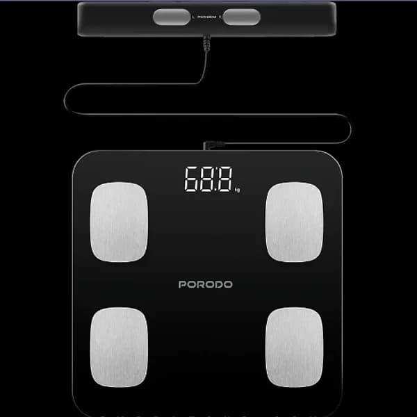 ترازو هوشمند پرودو Porodo Precise Lifestyle Smart Scale PDLFST089BK