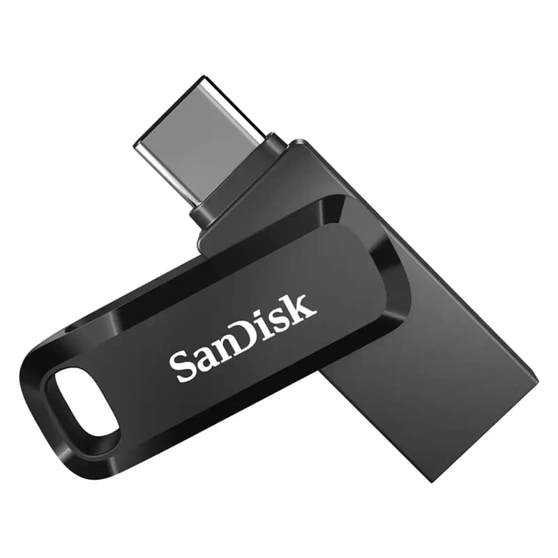 فلش مموری سن دیسک مدل Ultra Dual Drive Go با دو رابط USB Type-C و USB Type-A ظرفیت 64GB