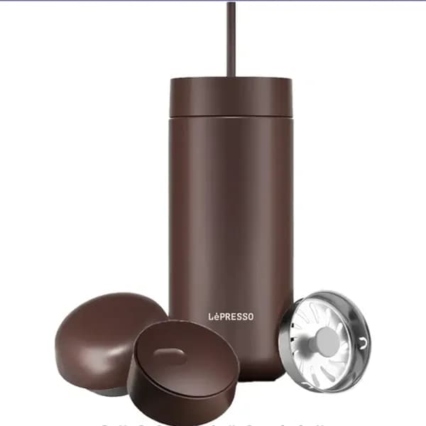 ماگ مسافرتی 3در1 لپرسو LEPRESSO TRIPLEQUENCH 590ML LPCFFTQ0063M — تصویر ۲