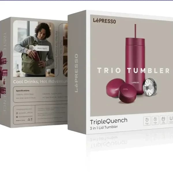 ماگ مسافرتی 3در1 لپرسو LEPRESSO TRIPLEQUENCH 590ML LPCFFTQ0063M — تصویر ۶