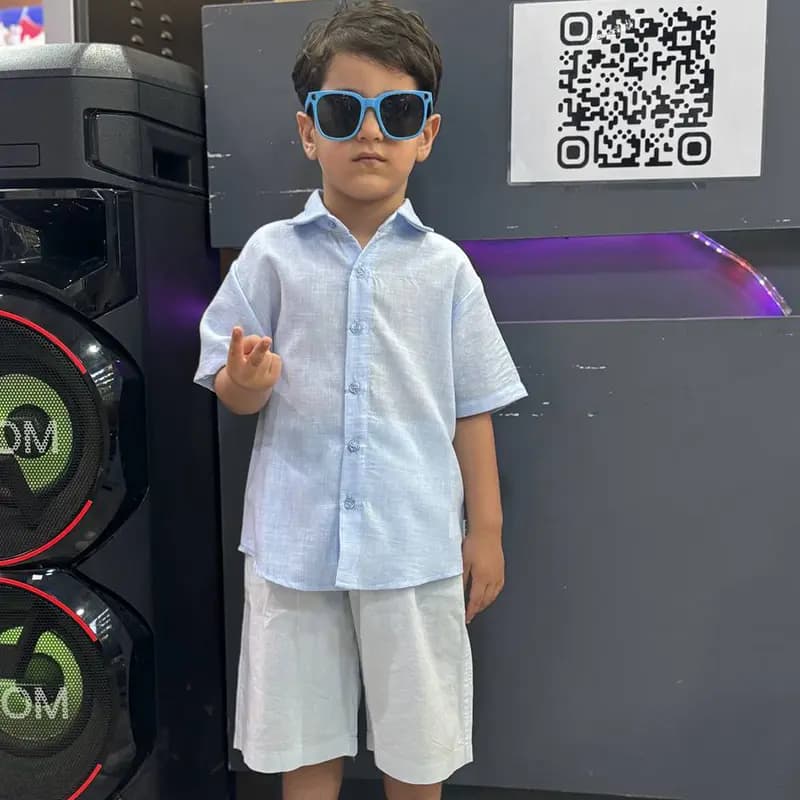 شومیز بچگانه راحت شانتون مدل لوکا کد 4294 — تصویر ۹