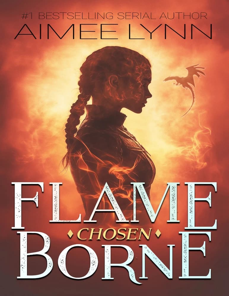 کتاب Flameborne Chosen: A Dragon Romantasy Book (برگزیده شعله‌زاد: یک رمان فانتزی عاشقانه اژدهایی) نسخه انگلیسی PDF