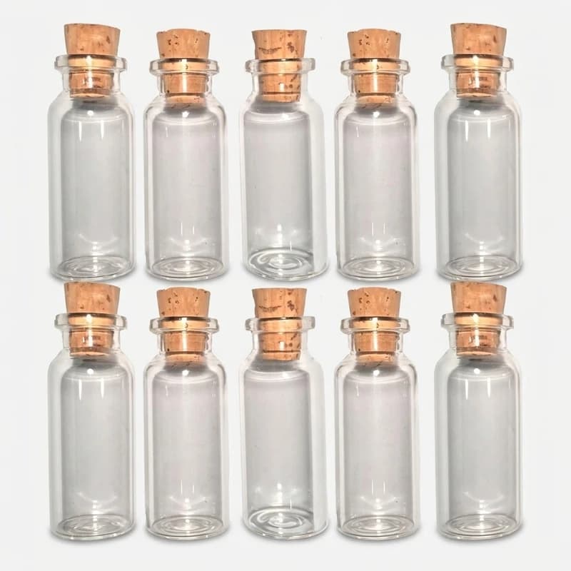 بطری با درب چوب پنبه بسته 200 عددی کد B21172 — تصویر ۲