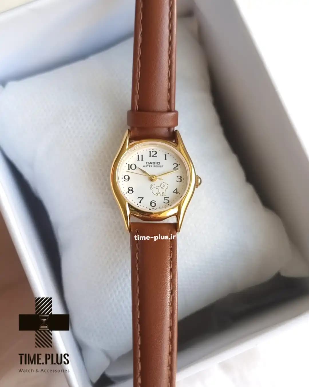 ساعت کاسیو زنانه بند چرمی اورجینال مدل LTP-1094Q-7B7RDF — تصویر ۳