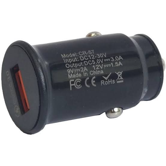 شارژر فندکی GFUZ مدل CR-57 مشکی کد B21093 — تصویر ۳