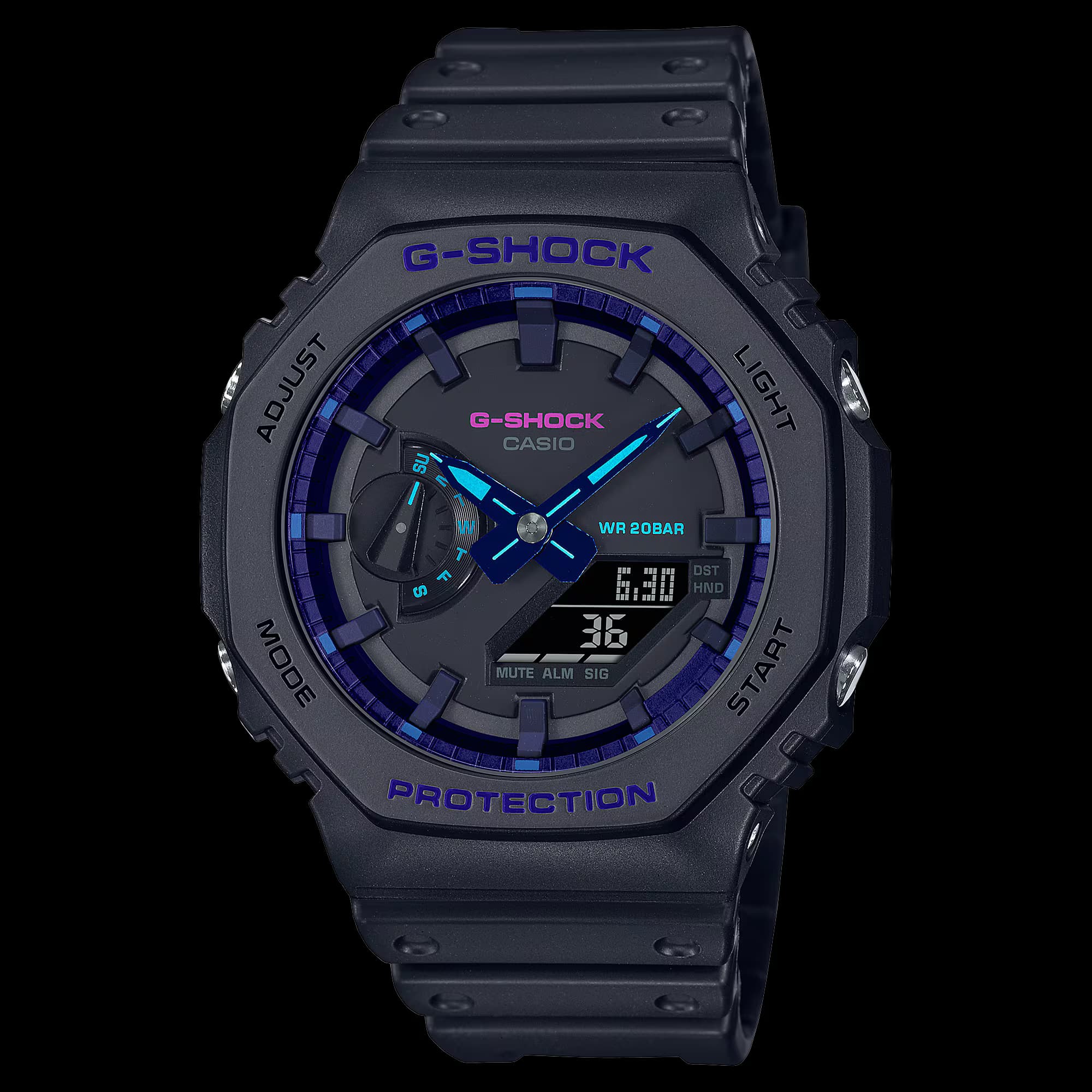 ساعت مچی مردانه G-Shock مدل CASIO-GA-2100VB-1ADR — تصویر ۵