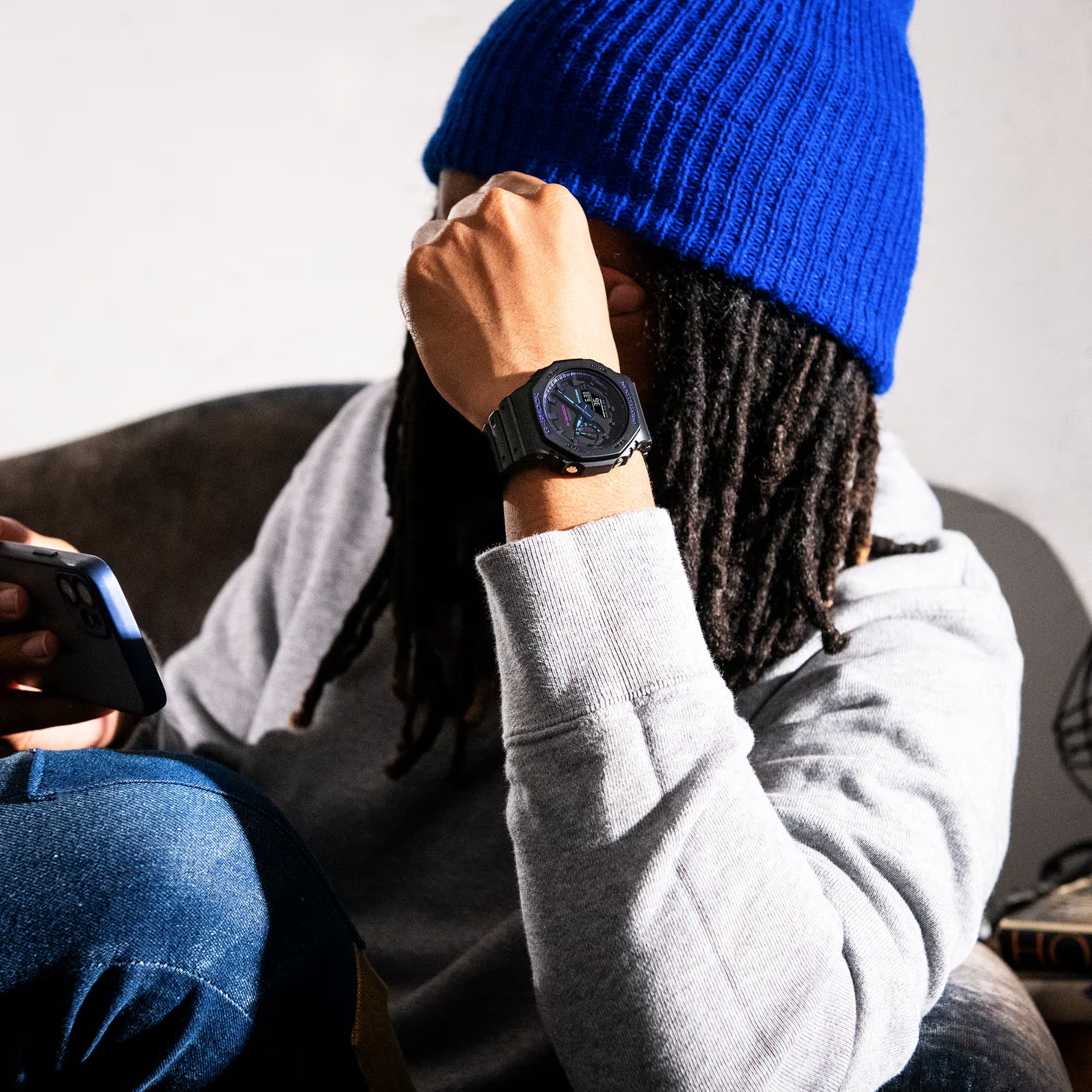 ساعت مچی مردانه G-Shock مدل CASIO-GA-2100VB-1ADR — تصویر ۹