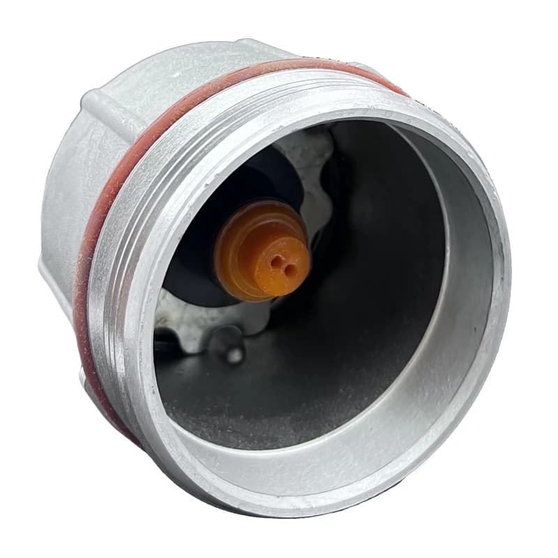 درپوش فیلتر روغن کاملان مدل آلومینیومی مگنتی سوپاپ دار مناسب برای پژو 206 و 207 کد B21055 — تصویر ۲