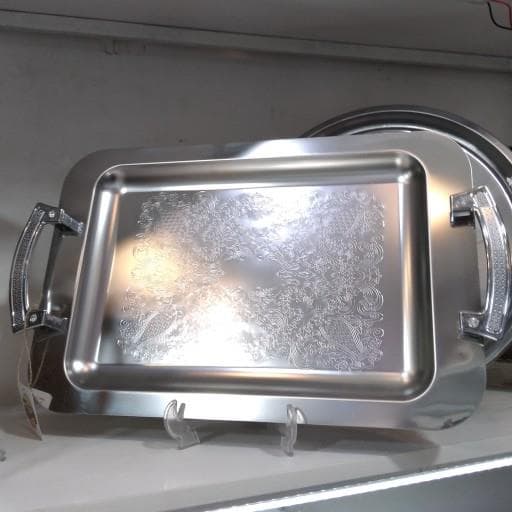 سینی استیل نگیر کد B21054 — تصویر ۲