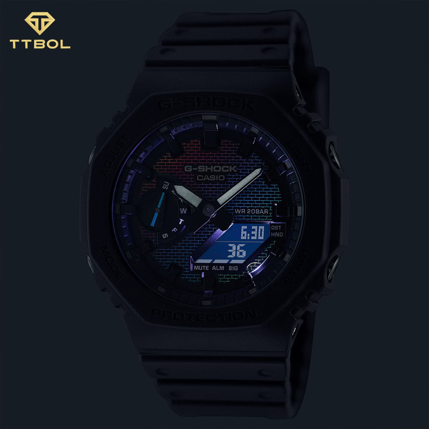ساعت مچی مردانه G-SHOCK مدل CASIO-GA-2100RW-1A — تصویر ۷