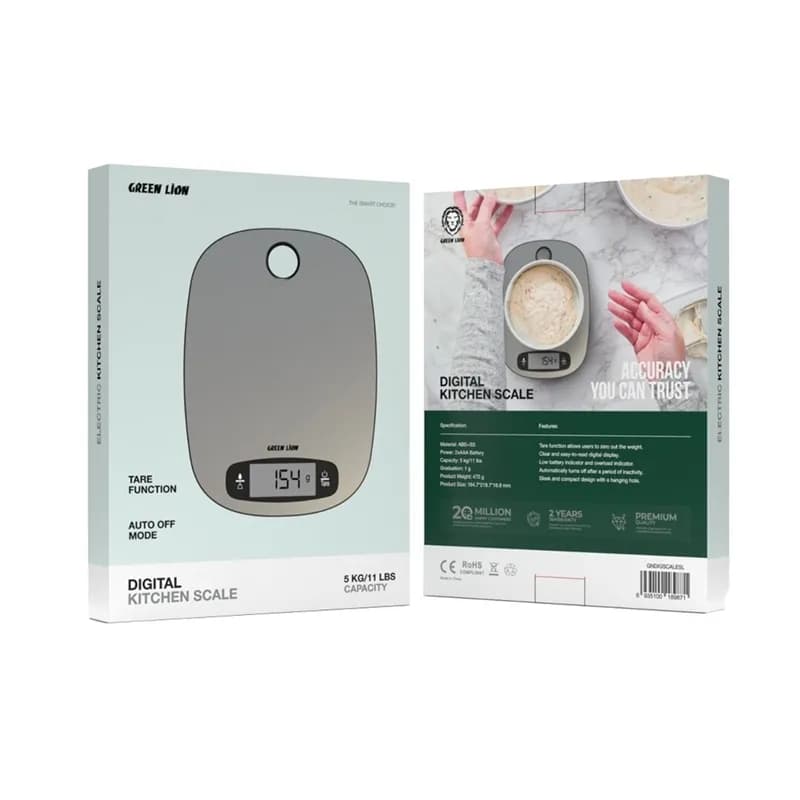 ترازو آشپزخانه گرین لاین Green Lion Digital Kitchen Scale GNDIGSCALESL — تصویر ۲