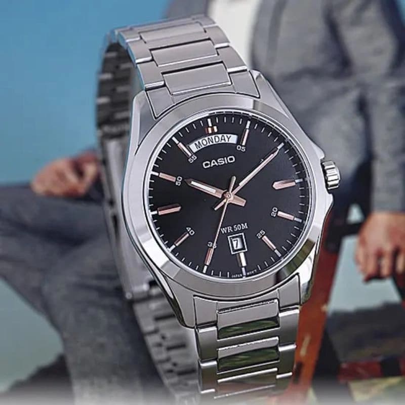 ساعت مچی مردانه کاسیو مدل CASIO-MTP-1370D-1A2 — تصویر ۷