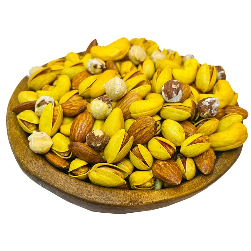 آجیل چهار (۴) مغز ممتاز نمکی ۲۵۰ گرمی